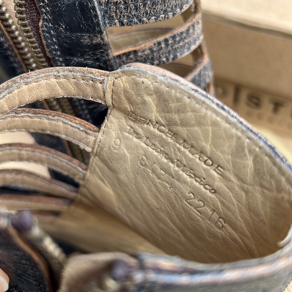 BED|STU OCCAM Peep Toe Heel Black Lux Women size 9 🥳 Host Pick 🥳 - Picture 14 of 16